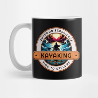 Outdoor Experience Kayaking Design Mug